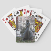 Eleanor Roosevelt Monument First Lady Pokerkaarten (Achterkant)