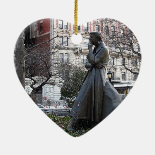 Eleanor Roosevelt Monument Keramisch Ornament (Achterkant)