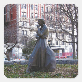 Eleanor Roosevelt Monument Vierkante Sticker