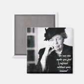 Eleanor Roosevelt - Niemand kan je het gevoel geve Magneet (Voorkant / Achterkant)