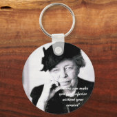 Eleanor Roosevelt - Niemand kan je het gevoel geve Sleutelhanger (Voorkant)