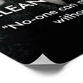 Eleanor Roosevelt "Niemand kan je het gevoel geven Poster (Hoek)