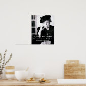 Eleanor Roosevelt "Niemand kan je het gevoel geven Poster (Keuken)