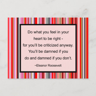 Eleanor Roosevelt Quote Briefkaart