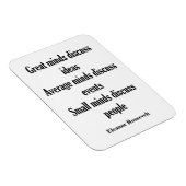 Eleanor Roosevelt Quote | Grote Meren Magneet (Rechterzijde)