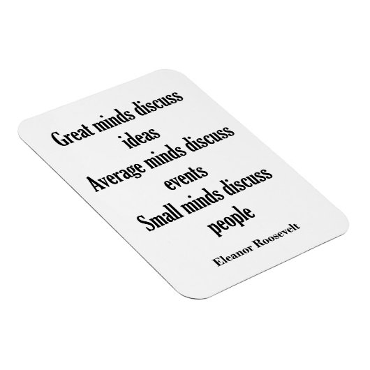 Eleanor Roosevelt Quote | Grote Meren Magneet (Rechterzijde)