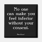 Eleanor Roosevelt Quote Magnet (Voorkant)