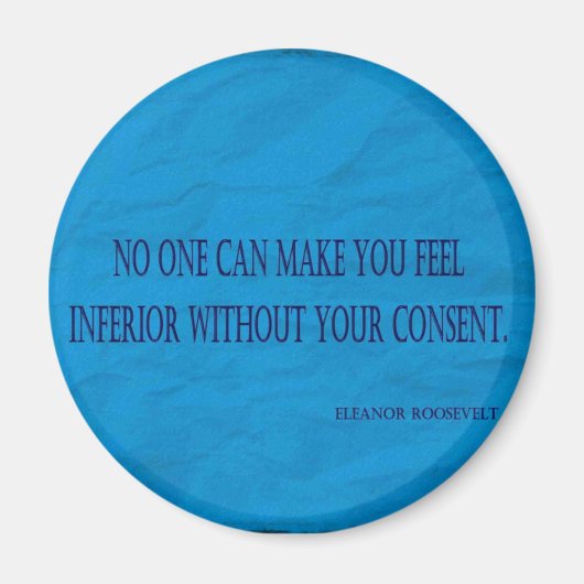 Eleanor Roosevelt Quote Magnet (Voorkant)