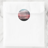 Eleanor Roosevelt Quote Ronde Sticker (Tas)