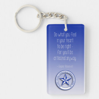 Eleanor Roosevelt Quote Sleutelhanger