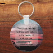 Eleanor Roosevelt Quote Sleutelhanger (Voorkant)