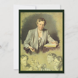 Eleanor Roosevelt White House Portrait Flat Kaart
