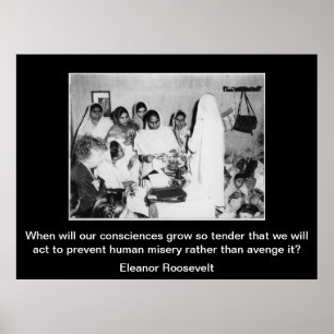Eleanor Roosevelt wijsheid Poster