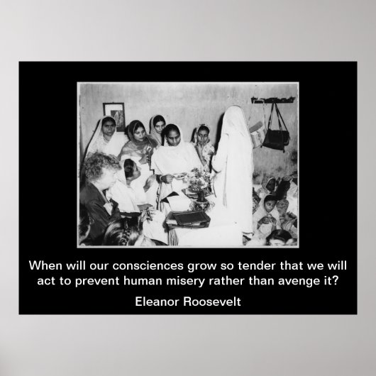 Eleanor Roosevelt wijsheid Poster (Voorkant)