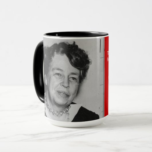 Eleanor Roosevelt wisdom cup Mok (Voorkant links)
