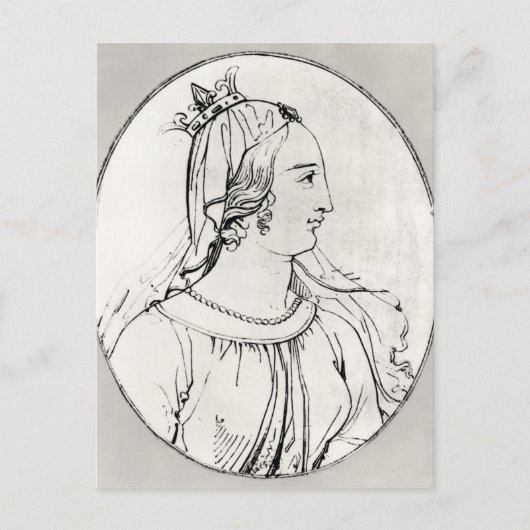 Eleanor van Aquitaine Briefkaart (Voorkant)