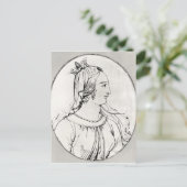 Eleanor van Aquitaine Briefkaart (Staand voorkant)