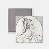 Eleanor van Aquitaine Magneet (Voorkant / Achterkant)