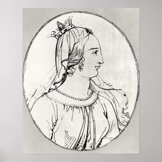 Eleanor van Aquitaine Poster (Voorkant)