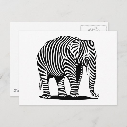 Elebra Zephant Briefkaart (Voorkant / Achterkant)