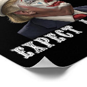 Elect A Clown Expect A Circus Funny Anti Trump Poster (Hoek)