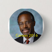 Elect Ben Carson 2016 Ronde Button 5,7 Cm (Voorkant)