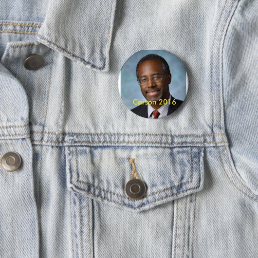 Elect Ben Carson 2016 Ronde Button 5,7 Cm (In situ)