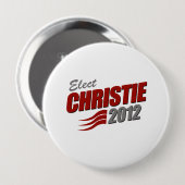 ELECT CHRIS CHRISTIE RONDE BUTTON 4,0 CM (Voorkant /achterkant)