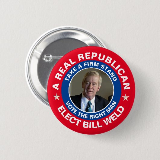 Elected Bill Weld Ronde Button 5,7 Cm (Voorkant /achterkant)