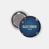 ELECTOBER 2025-badge Magneet (Voorkant / Achterkant)