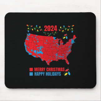 Electorale kaart vrolijk kerstfeest Trump aardvers Muismat