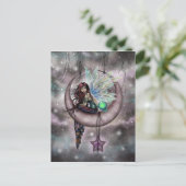 Electra Fae Fantasy Art beroemd gemaakt door Molly Briefkaart (Staand voorkant)