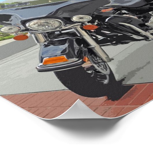 Electra Glide Poster Art (Hoek)