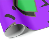 Electric 80s Memphis Abstracte Stijl Retro Naadloo Cadeaupapier (Rol Hoek)