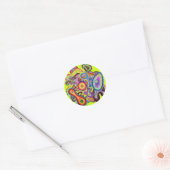 "Electric Amoeba" Sticker (Envelop)