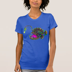 Electric Angler Fish Dames T-shirt