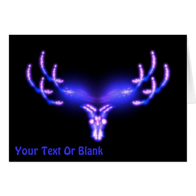 Electric Antlers Fractal (Voorkant Horizontaal)