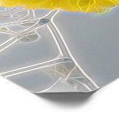 Electric Art Daisies bouquet Poster (Hoek)