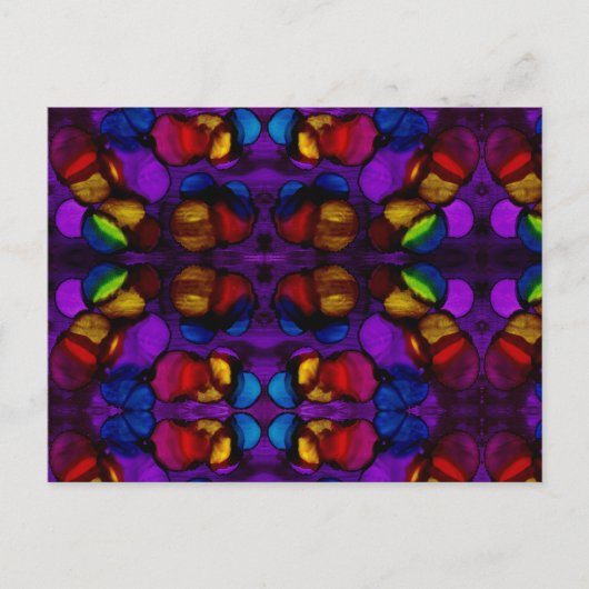 Electric Bloom Briefkaart (Voorkant)