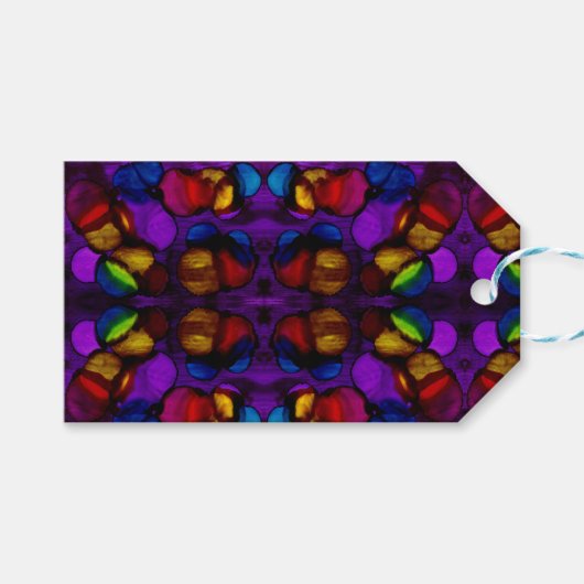 Electric Bloom Cadeaulabel (Voorkant (Horizontaal))