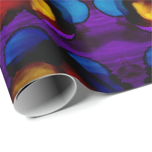 Electric Bloom Cadeaupapier (Rol Hoek)