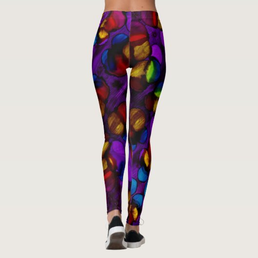 Electric Bloom Leggings (Achterkant)