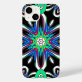 Electric Bloom Mandala Case-Mate iPhone Case (Achterkant)