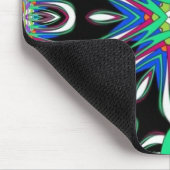 Electric Bloom Mandala Muismat (Hoek)