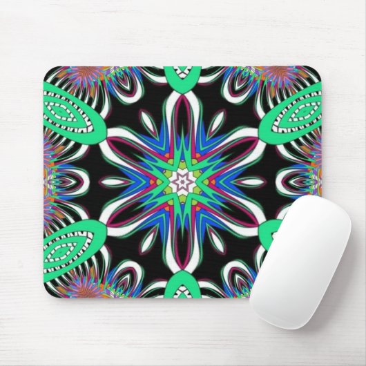 Electric Bloom Mandala Muismat (Met muis)
