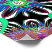 Electric Bloom Mandala Poster (Hoek)