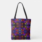 Electric Bloom Tote Bag (Achterkant)