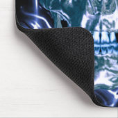 Electric Blue Chrome Skull-Muismat Muismat (Hoek)