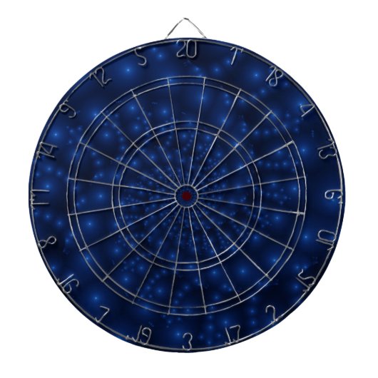 Electric Blue Dart Board Dartbord (Voorkant)
