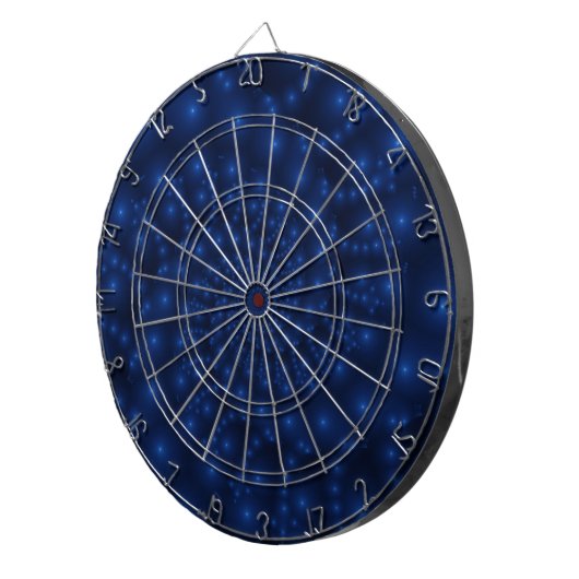 Electric Blue Dart Board Dartbord (Voorkant Rechts)